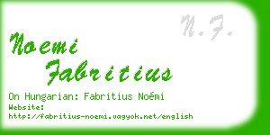 noemi fabritius business card